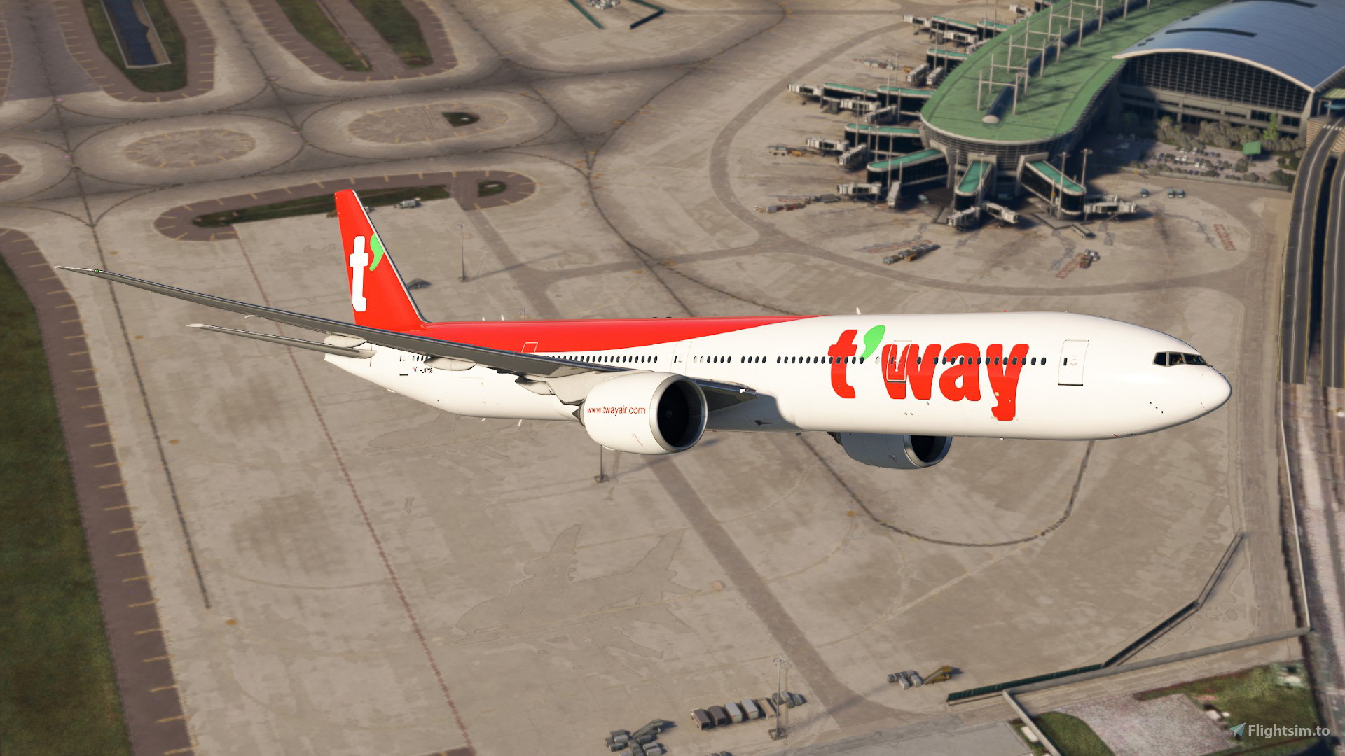 PMDG 777-300ER - T'Way Air HL8706 for Microsoft Flight Simulator