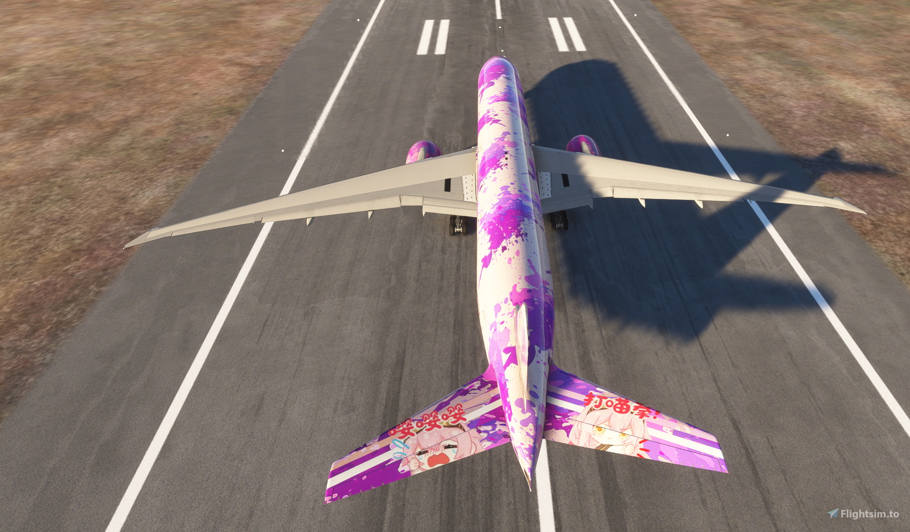 PMDG 777-300ER Ace Taffy 永雏塔菲 永雛タフィー JP-717C 8K livery