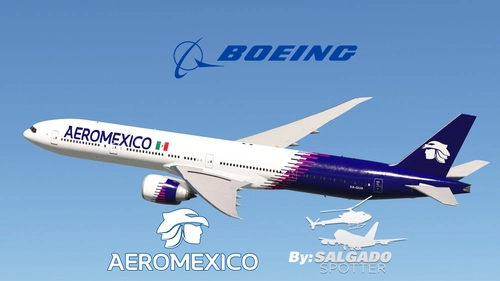 PMDG 777-300er Aeromexico New Livery  XA-GUA (fictional)