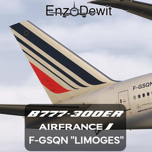 PMDG 777-300ER Air France F-GSQN "Limoges" [MSFS2024 ONLY!] thumbnail 1