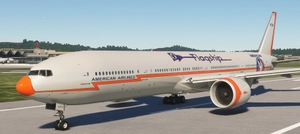 PMDG 777-300ER American Airlines N735AT (Centennial Livery) thumbnail 4