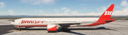 PMDG 777-300ER Braniff livery pack