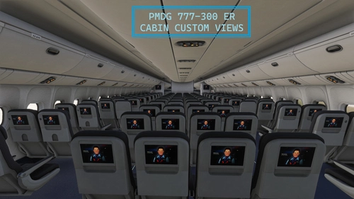 PMDG 777-300ER Cabin Custom Views