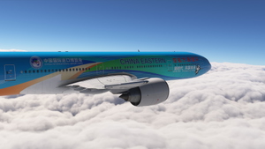 PMDG 777-300ER w/ cabin China Eastern - China International Import Expo -CIIE (B-2002) thumbnail 6