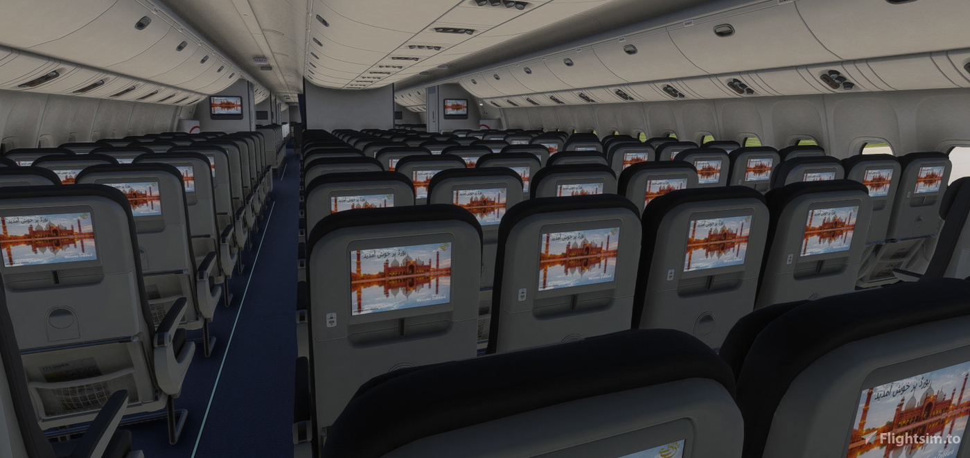 PMDG 777-300ER Pakistan International Airlines (AP-BID)- w/Cabin 对于 ...