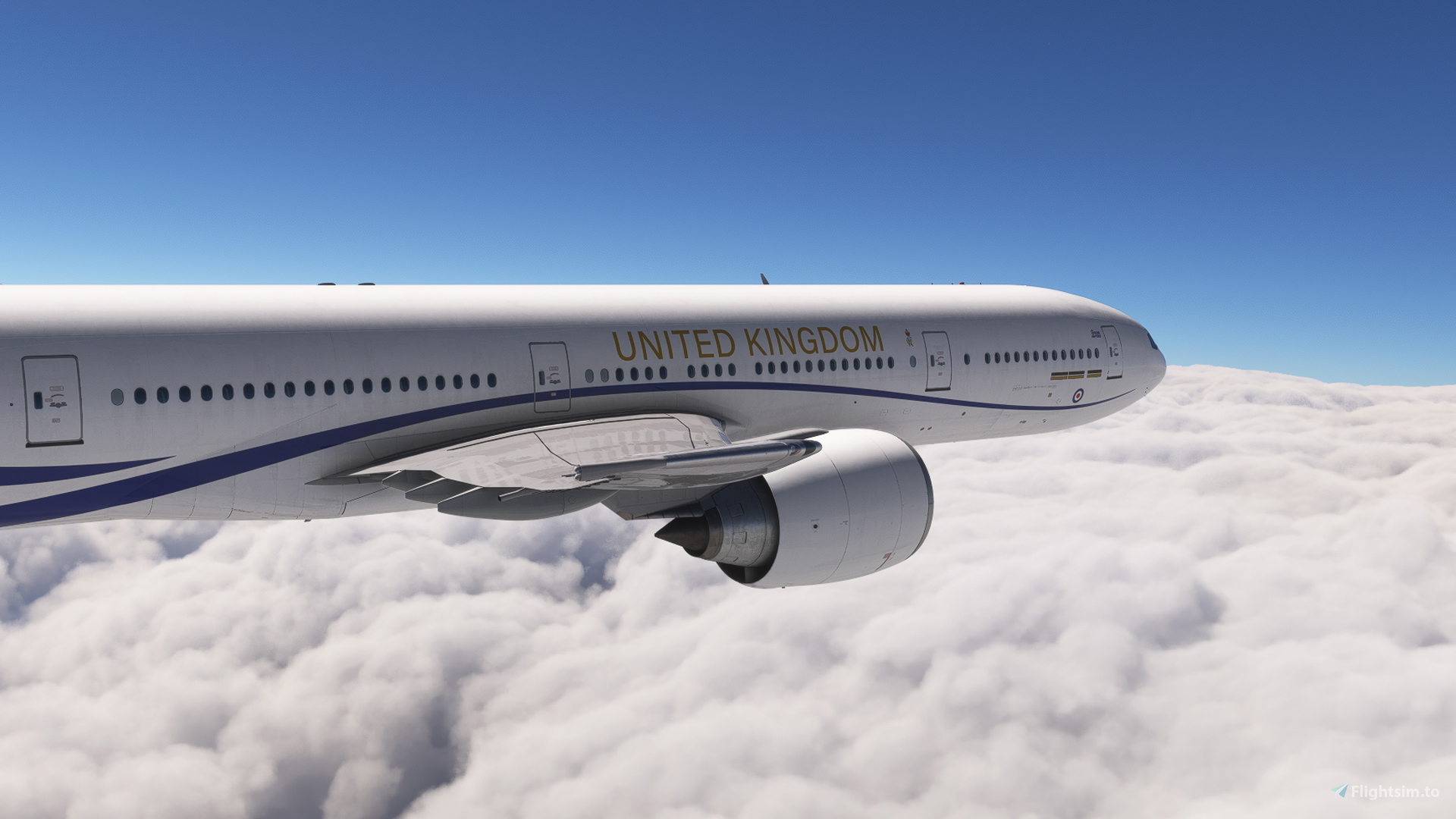 PMDG 777-300ER Royal Air Force Voyager Vespina (ZZ336) for