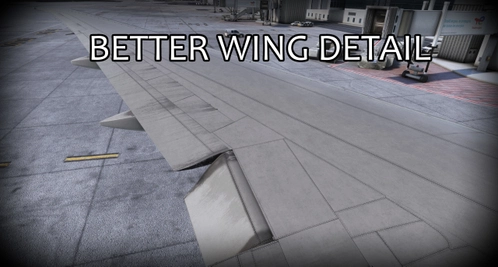 [PMDG 777] Thanzo Better Wing Detail