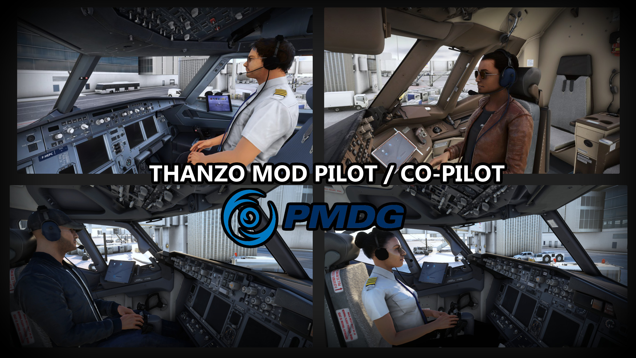 [PMDG] Thanzo Mod Pilot / Co-pilot - Image 1