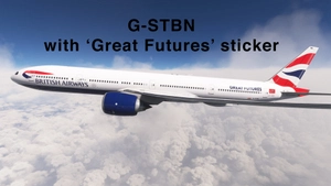 PMDG 777-300ER w/ cabin British Airways complete fleet (regular + Great Futures) thumbnail 7