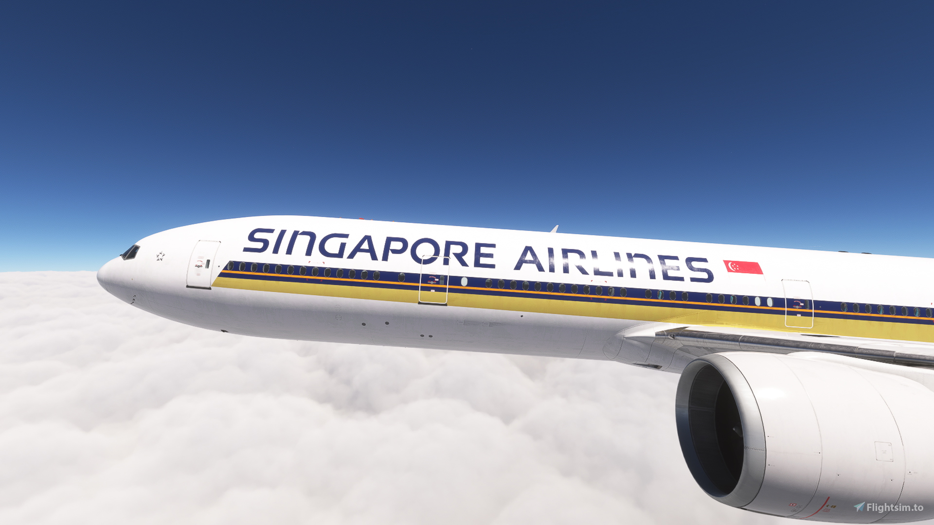 PMDG 777-300ER w/ cabin Singapore Airlines complete fleet (regular