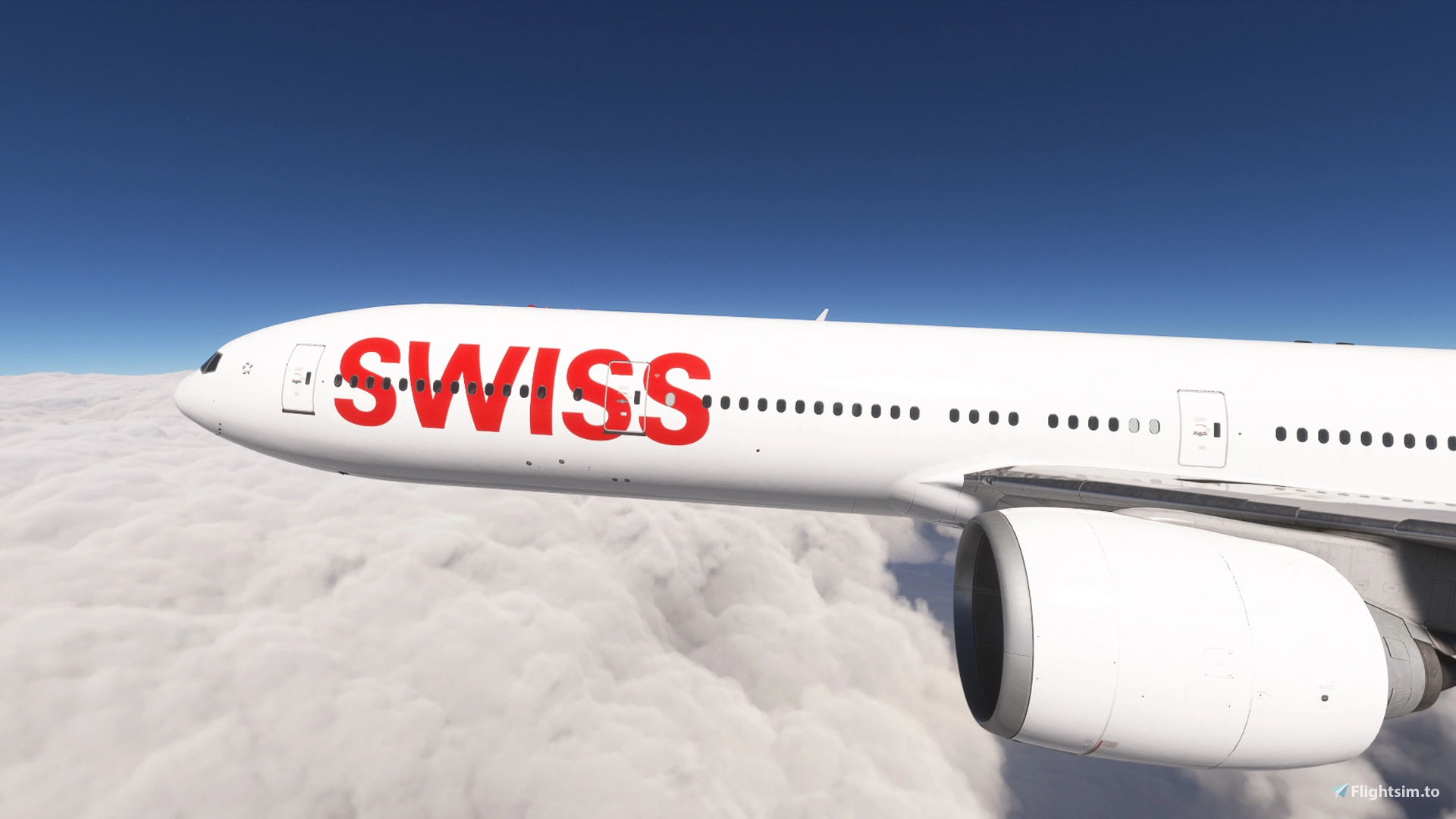  PMDG 777-300ER w/ cabin Swiss International Fleet - Image 1