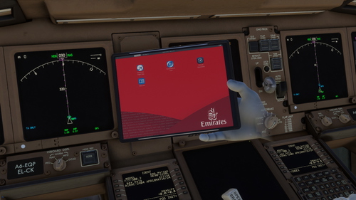 PMDG 777 EFB/UFT Emirates Wallpaper