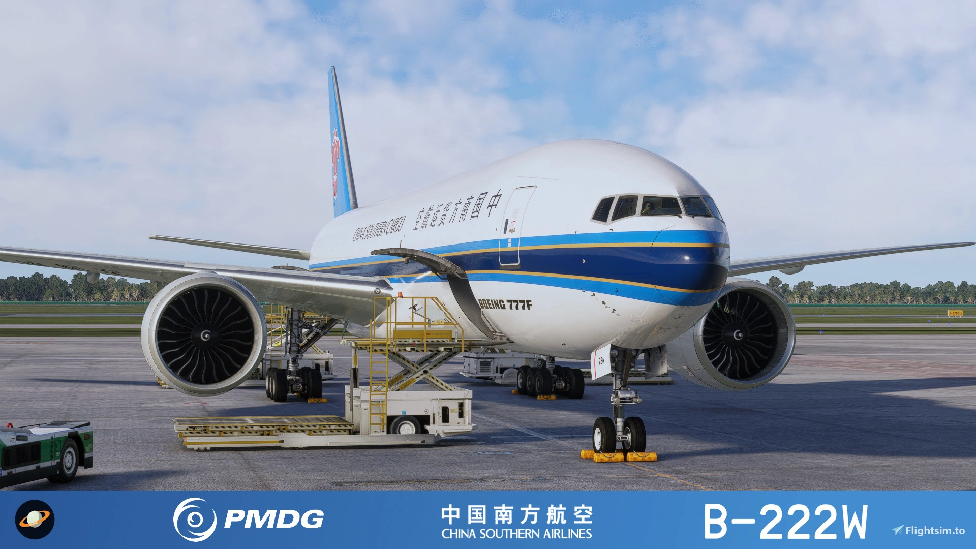 PMDG 777-F China Southern Cargo 中国南方货运航空 B-222W 8k - Image 1