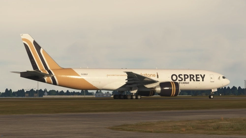 PMDG 777F | Osprey World Cargo "Hawkstone Colors" 2 in one pack