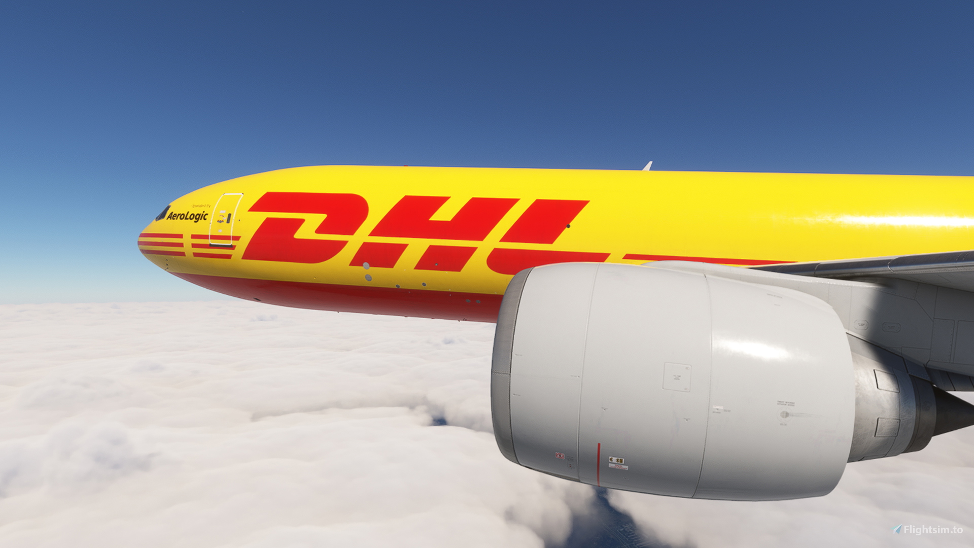 PMDG 777F Aerologic op DHL complete fleet - Aircraft Liveries for