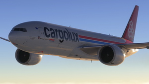 PMDG 777F Cargolux LX-VCD and Cargolux Italia LX-WCV thumbnail 2