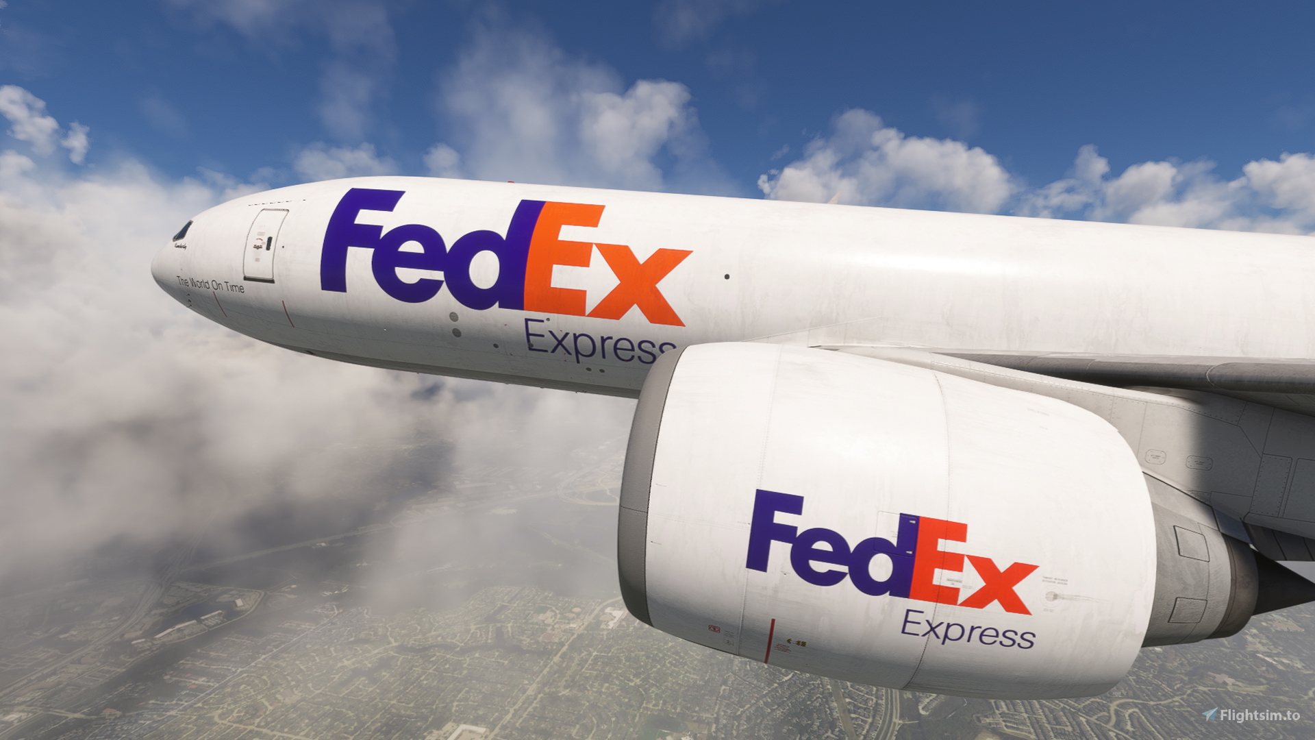 PMDG 777F Fedex Express (N895FD) [DIRTY] - Image 1