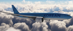 PMDG 777F KOREAN AIR New CI / 8K thumbnail 1