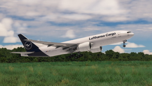 PMDG 777F Lufthansa Cargo | D-ALFL | 8K thumbnail 1