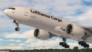 PMDG 777F Lufthansa Cargo | D-ALFL | 8K thumbnail 2