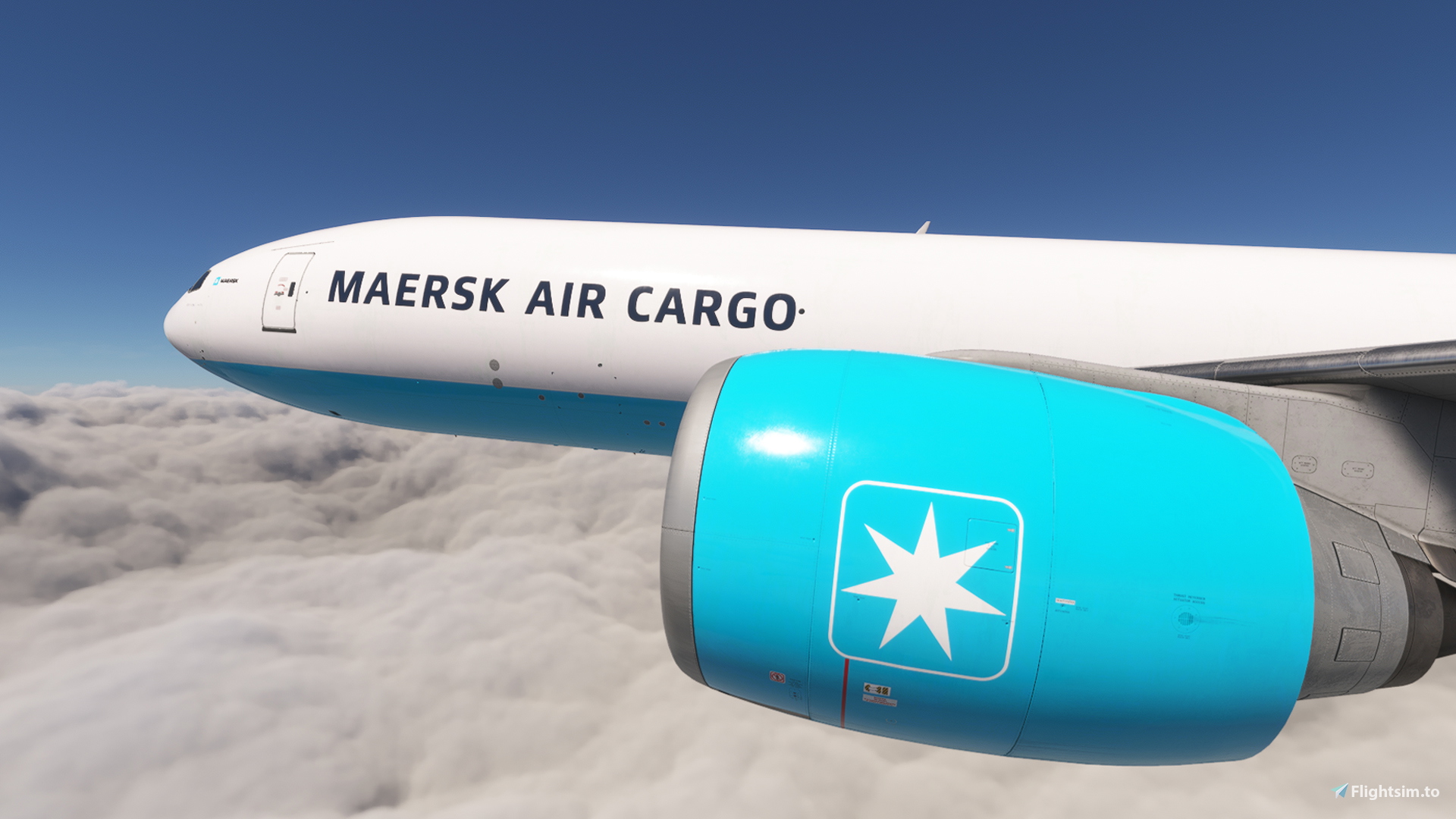 PMDG 777F Maersk Air Cargo complete fleet - Image 1