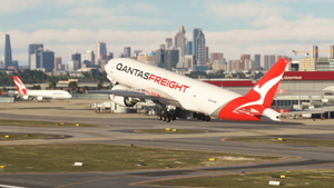 PMDG 777F Qantas Freight VH-EFR 2016 thumbnail 1
