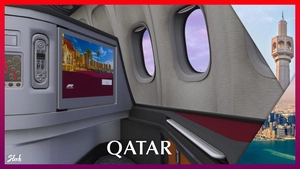 PMDG 77W | Qatar New Formula 1 A7-BEL "Fictional" [8K] thumbnail 12
