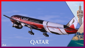 PMDG 77W | Qatar New Formula 1 A7-BEB "Fictional" [8K]  thumbnail 2
