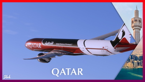 PMDG 77W | Qatar New Formula 1 A7-BEB "Fictional" [8K]  thumbnail 6
