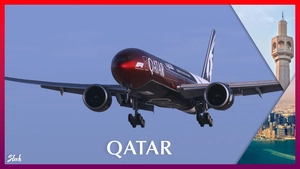 PMDG 77W | Qatar New Formula 1 A7-BEL "Fictional" [8K] thumbnail 9