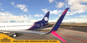 PMDG Aeromexico B737-800 New Colors thumbnail 3