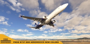 PMDG Aeromexico B737-800 New Colors thumbnail 5