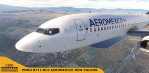 PMDG Aeromexico B737-800 New Colors thumbnail 6