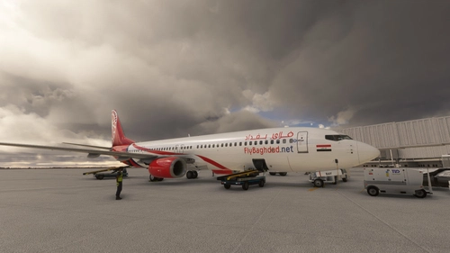 PMDG B737-900ER Fly .Baghdad YI-BAY