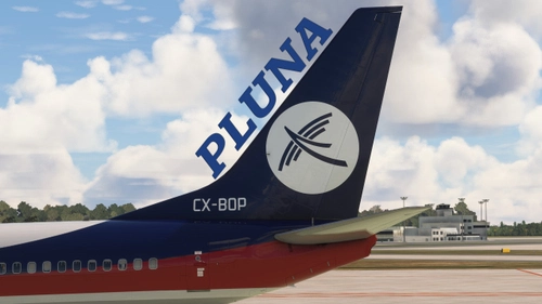 PMDG B737 — PLUNA Retro livery