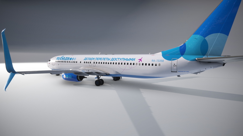 PMDG b738 | Pobeda (RA-73358) for Microsoft Flight Simulator | MSFS