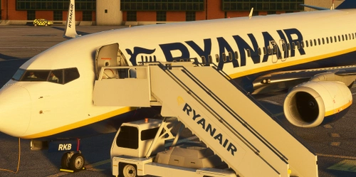 PMDG B738 Ryanair stairs