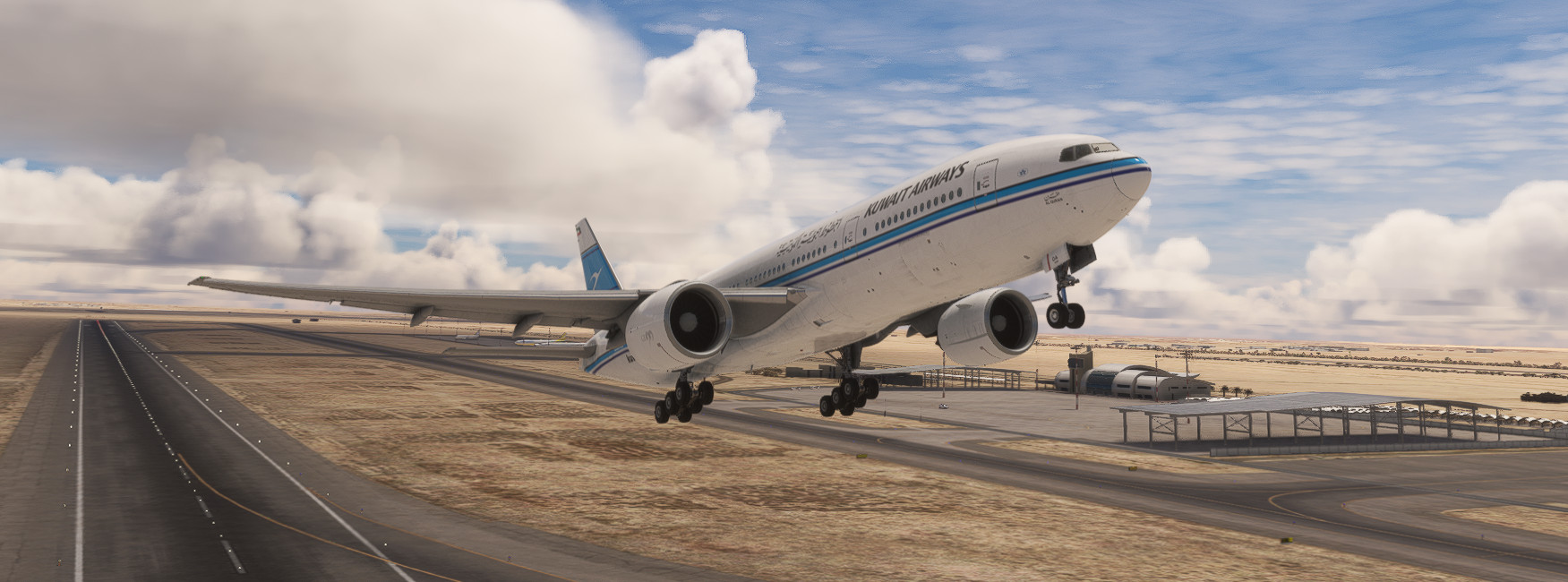 PMDG B777-200ER | Kuwait Airways 9K-AOA | Old & New Livery
