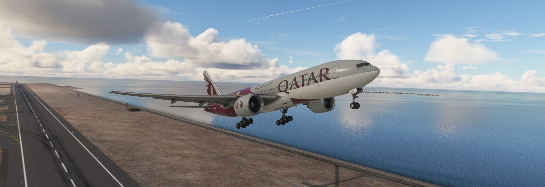 PMDG B777-200ER Qatar Airways (A7-BBI World Cup 2022) (A7-BBG) - Image 1