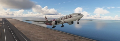 PMDG B777-200ER Qatar Airways (A7-BBI World Cup 2022) (A7-BBG)