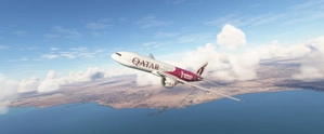 PMDG B777-200ER Qatar Airways (A7-BBI World Cup 2022) (A7-BBG) thumbnail 4