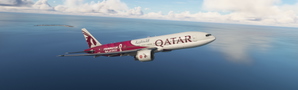 PMDG B777-200ER Qatar Airways (A7-BBI World Cup 2022) (A7-BBG) thumbnail 5