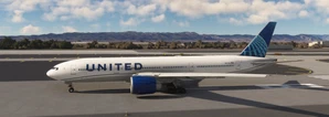 PMDG B777-200LR | United Airlines (Evo Blue) | Fictional | Requested thumbnail 2