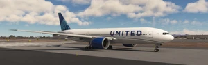 PMDG B777-200LR | United Airlines (Evo Blue) | Fictional | Requested thumbnail 3