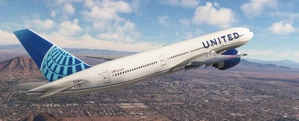 PMDG B777-200LR | United Airlines (Evo Blue) | Fictional | Requested thumbnail 5