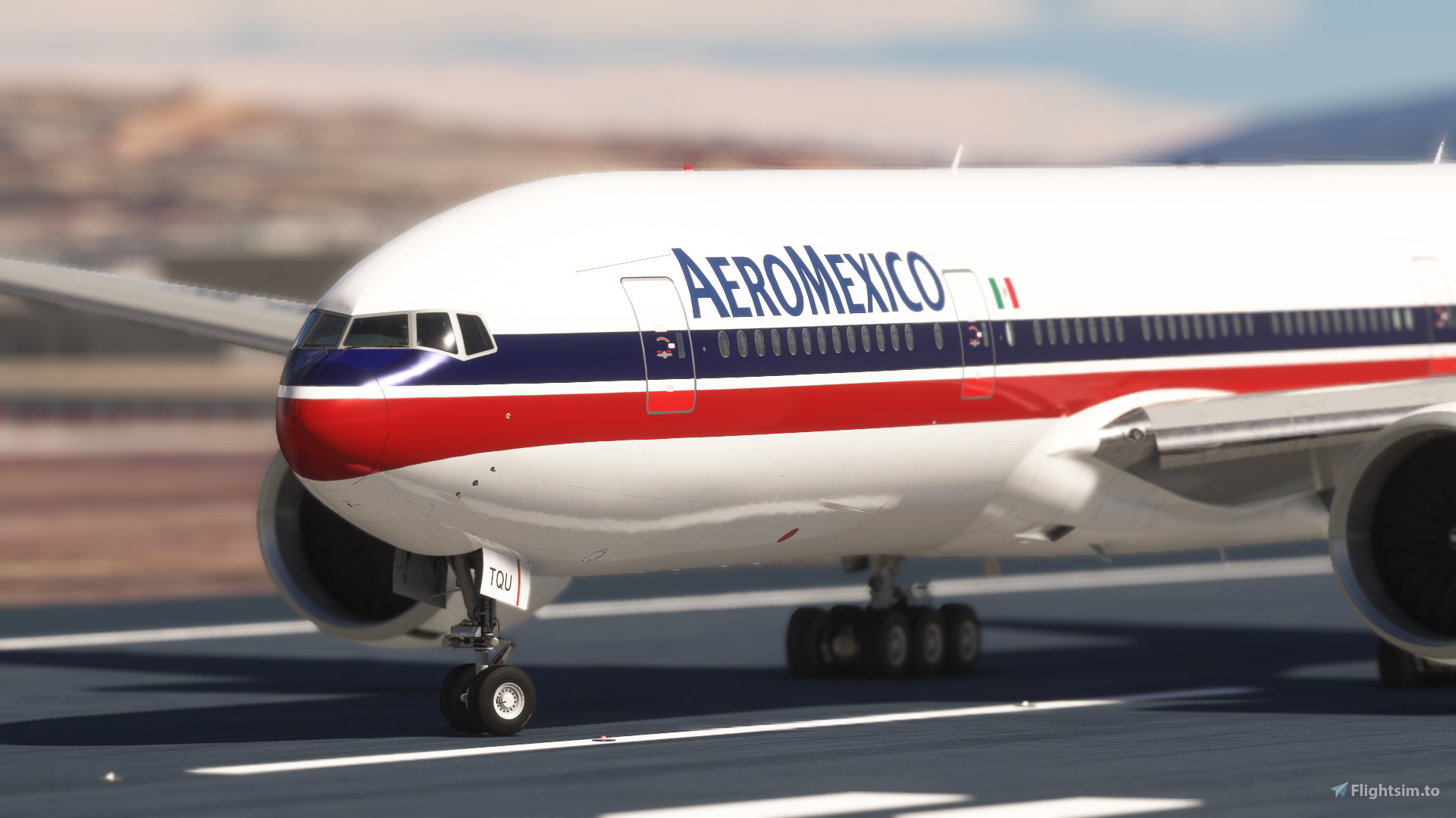 PMDG B777-200LR | AeroMexico | XA-TQU | 8K w/interiors | Fictional