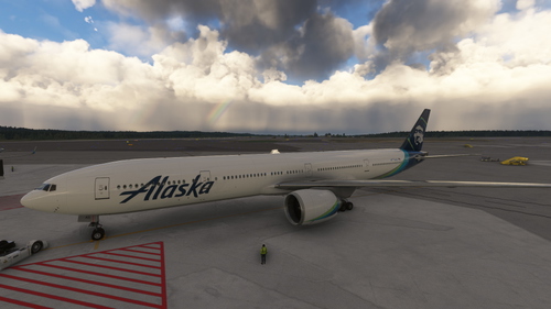 PMDG B777-300ER Alaska Airlines N779AS