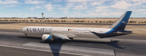 PMDG B777-300ER Kuwait Airways 9K-AOH with CABIN thumbnail 2