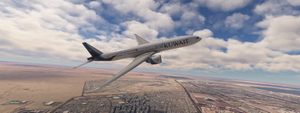 PMDG B777-300ER Kuwait Airways 9K-AOH with CABIN thumbnail 5
