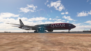 PMDG B777-300ER | Qatar Airways A7-BEG (Formula 1) | Requested thumbnail 3